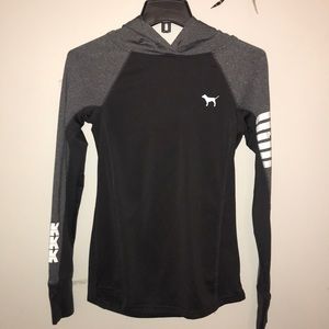 Victoria’s secret  PINK grey workout hoodie